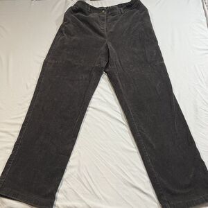 L.L.Bean Men's Corduroy Pants Brown 16 Tall Straight Leg Cotton